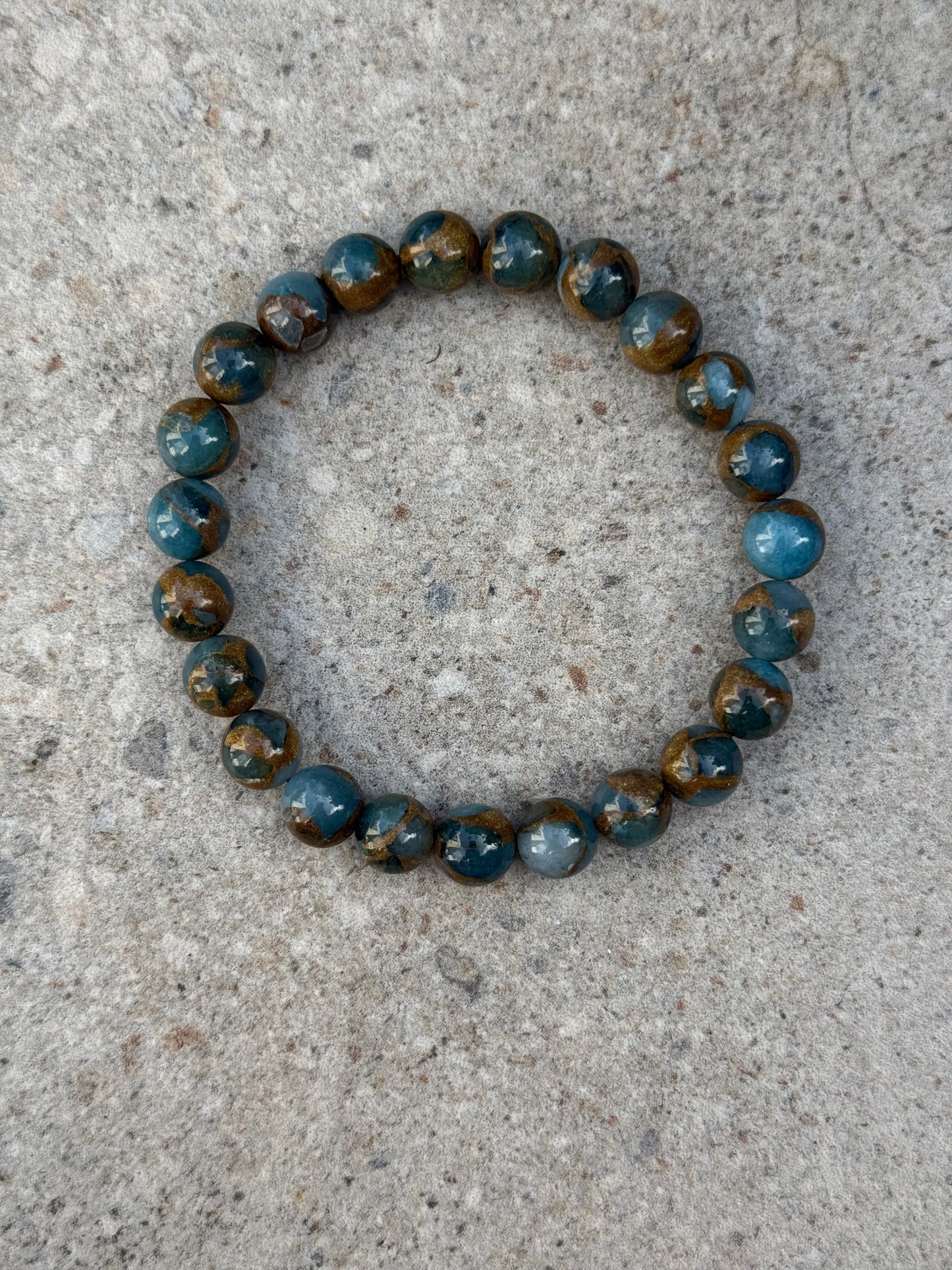 Blå cloisonne - inluma