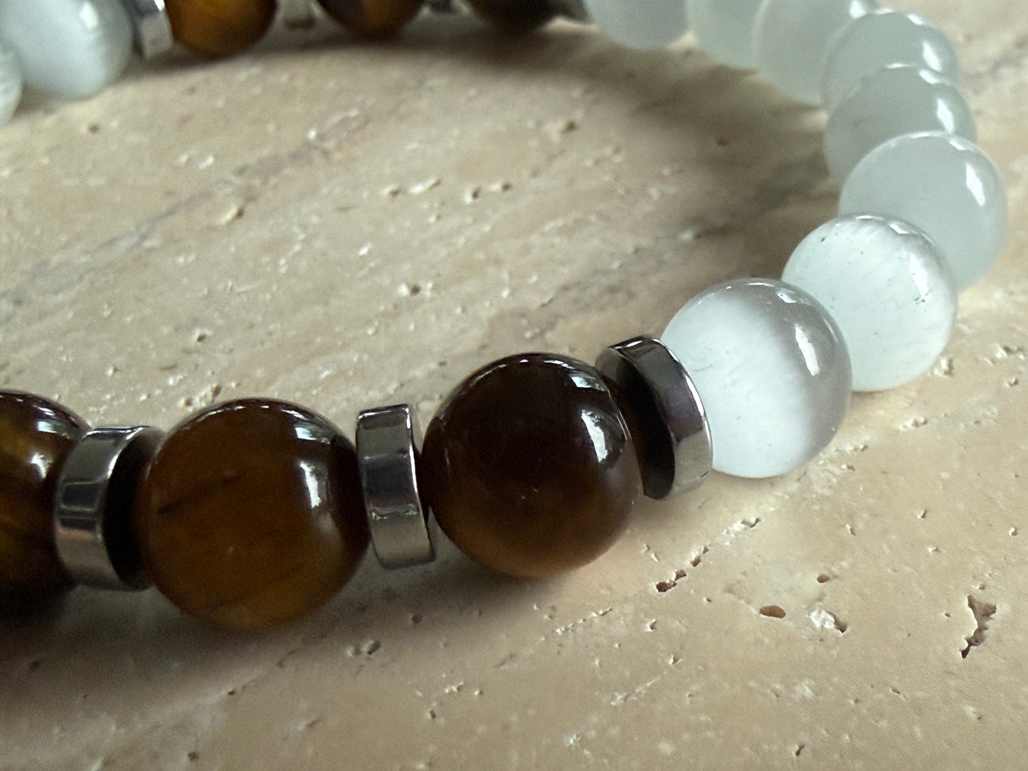 Armbånd Katte- og tigerøyne - inluma