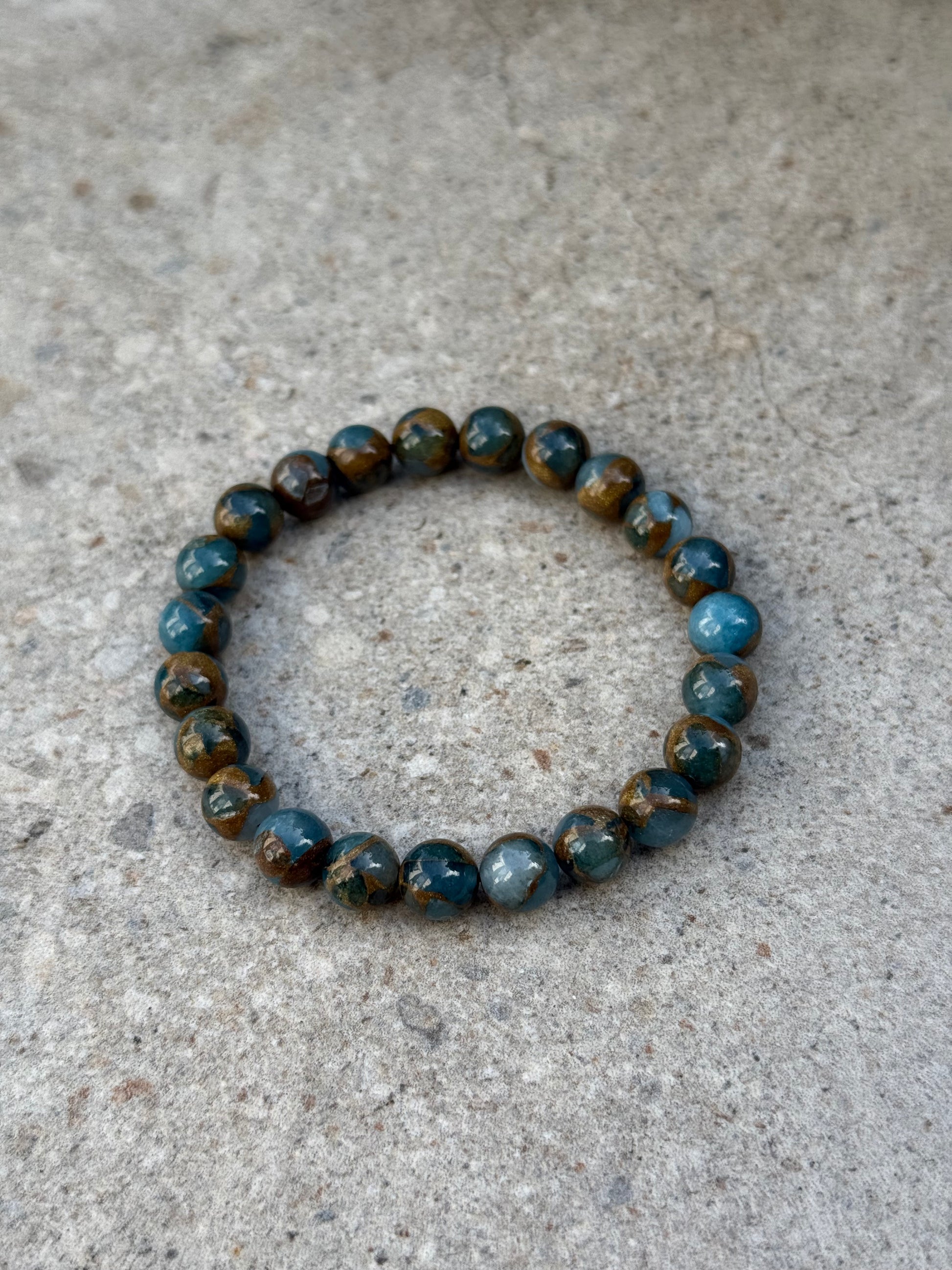 Blå cloisonne - inluma