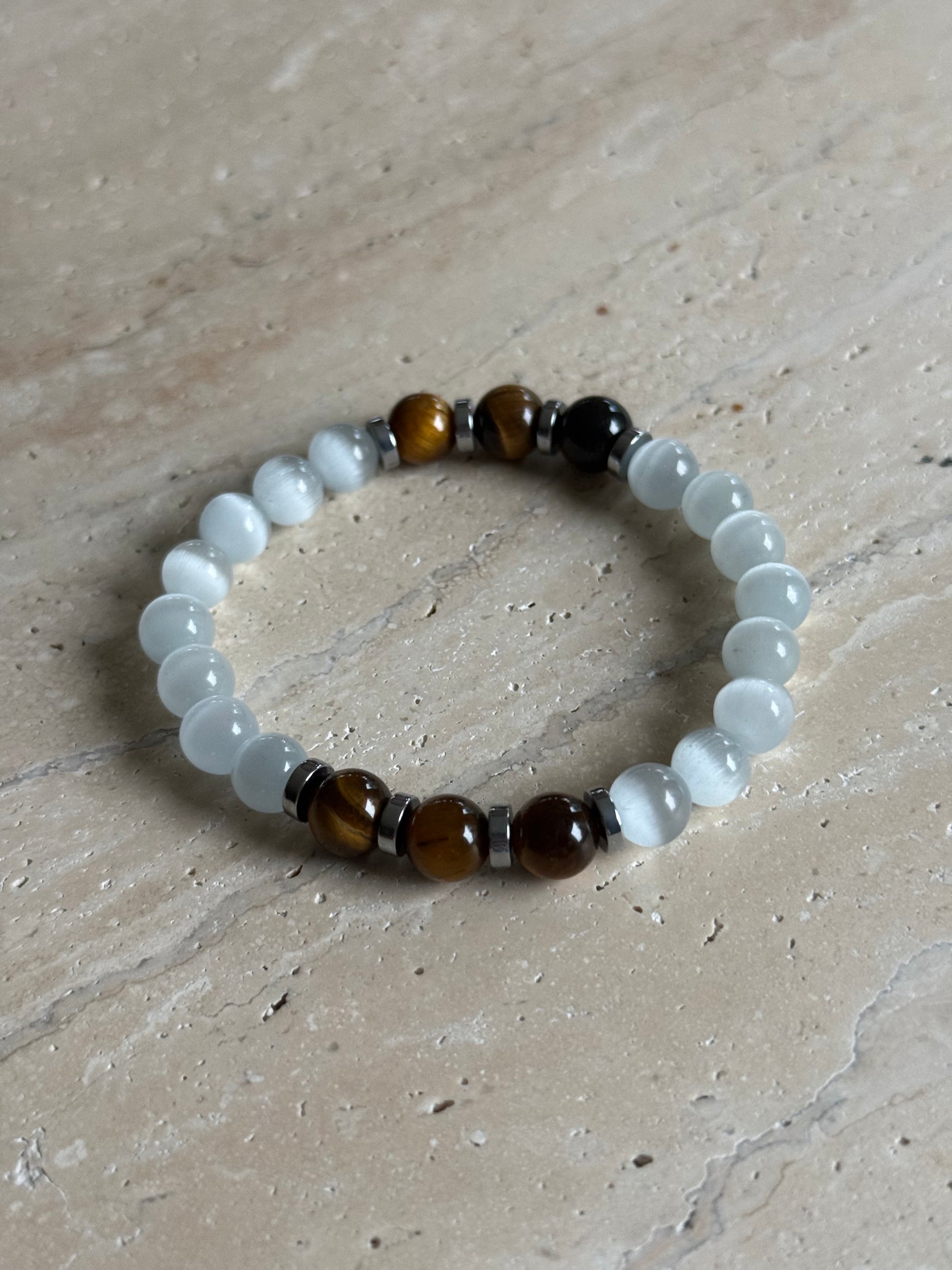 Armbånd Katte- og tigerøyne - inluma