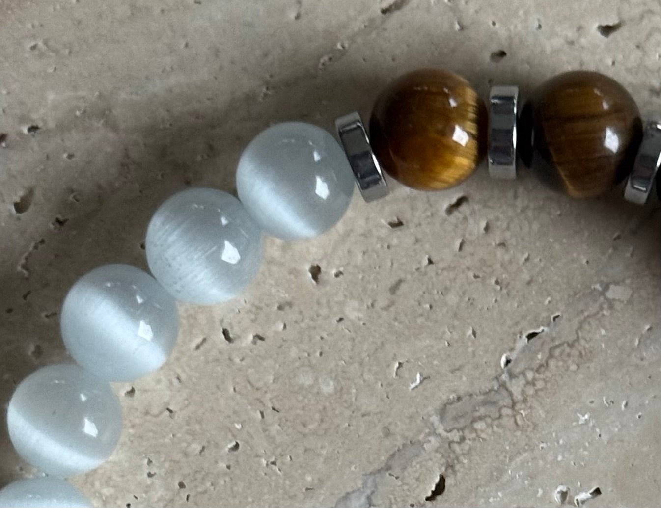 Armbånd Katte- og tigerøyne - inluma