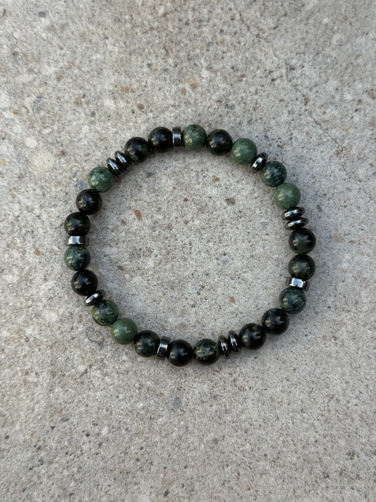 Grønne små rhyolittperler - inluma